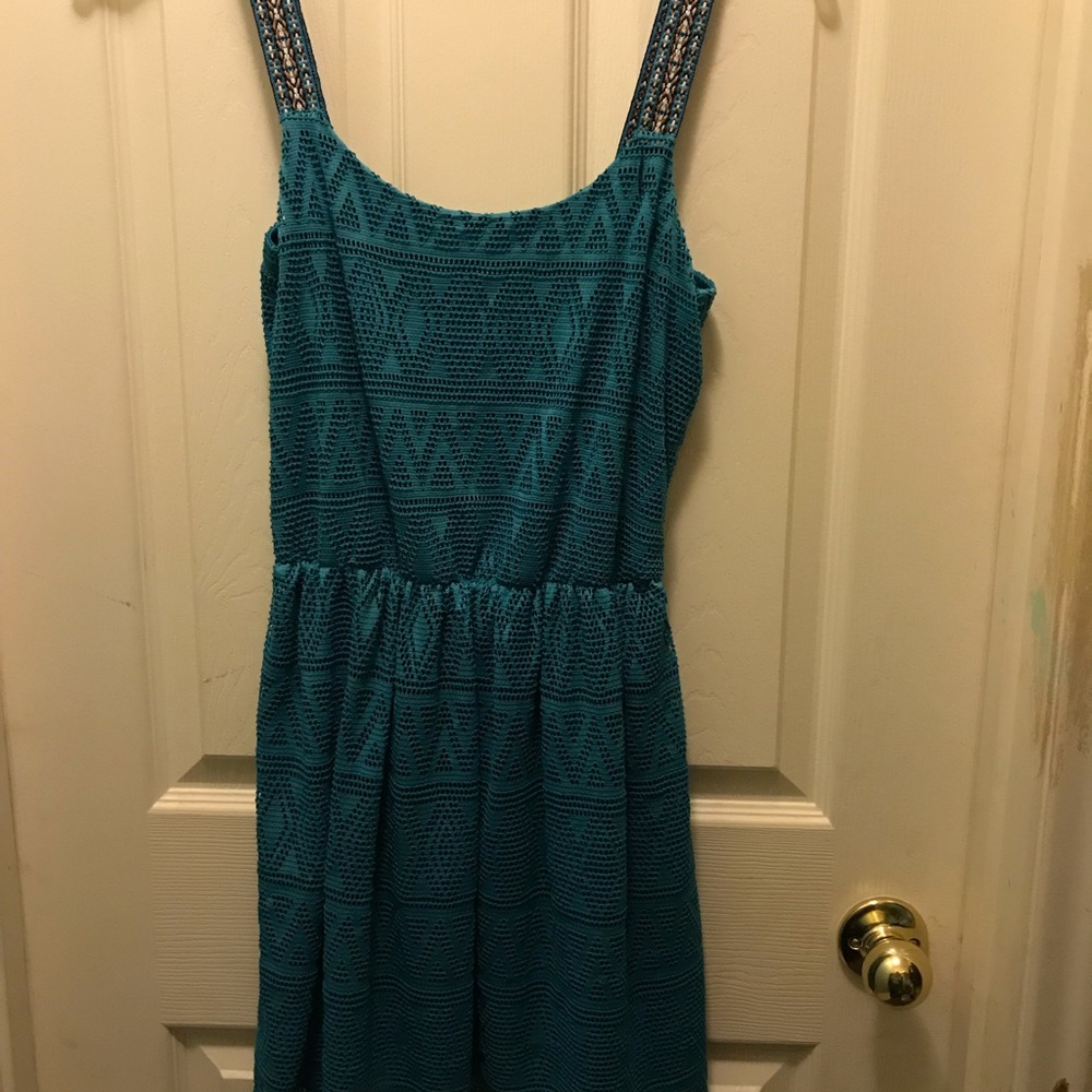 Blue dress